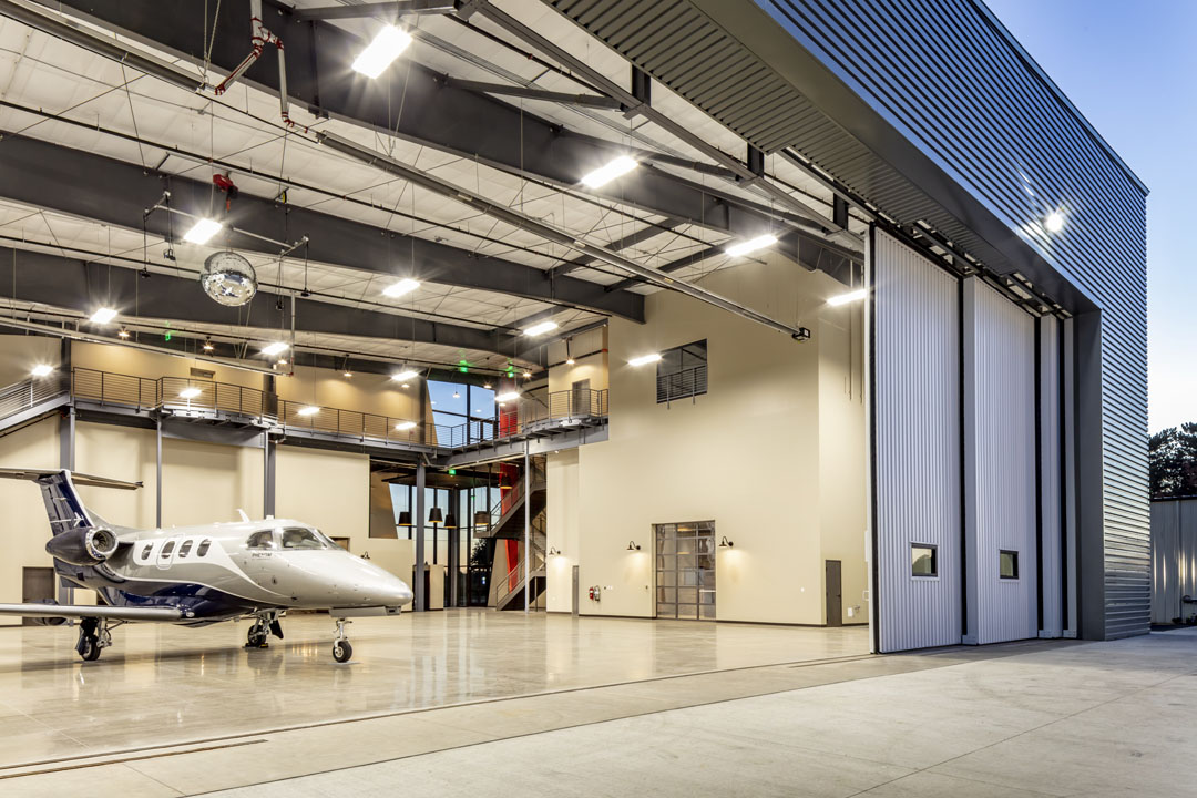 Hangar Delta interior