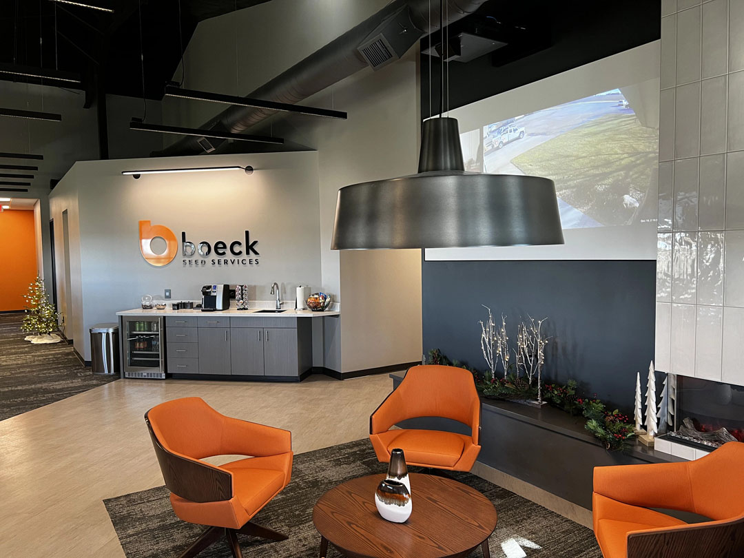 interior of Boeck Seed Services