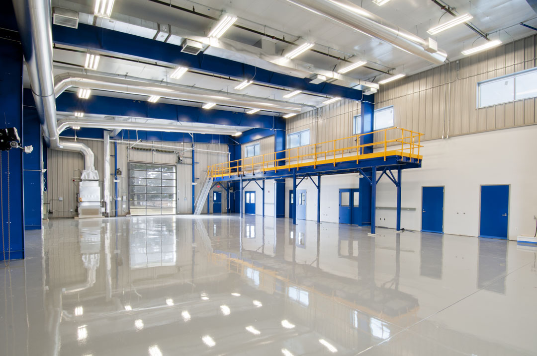 NIST Robot Testing Facility interior testing area